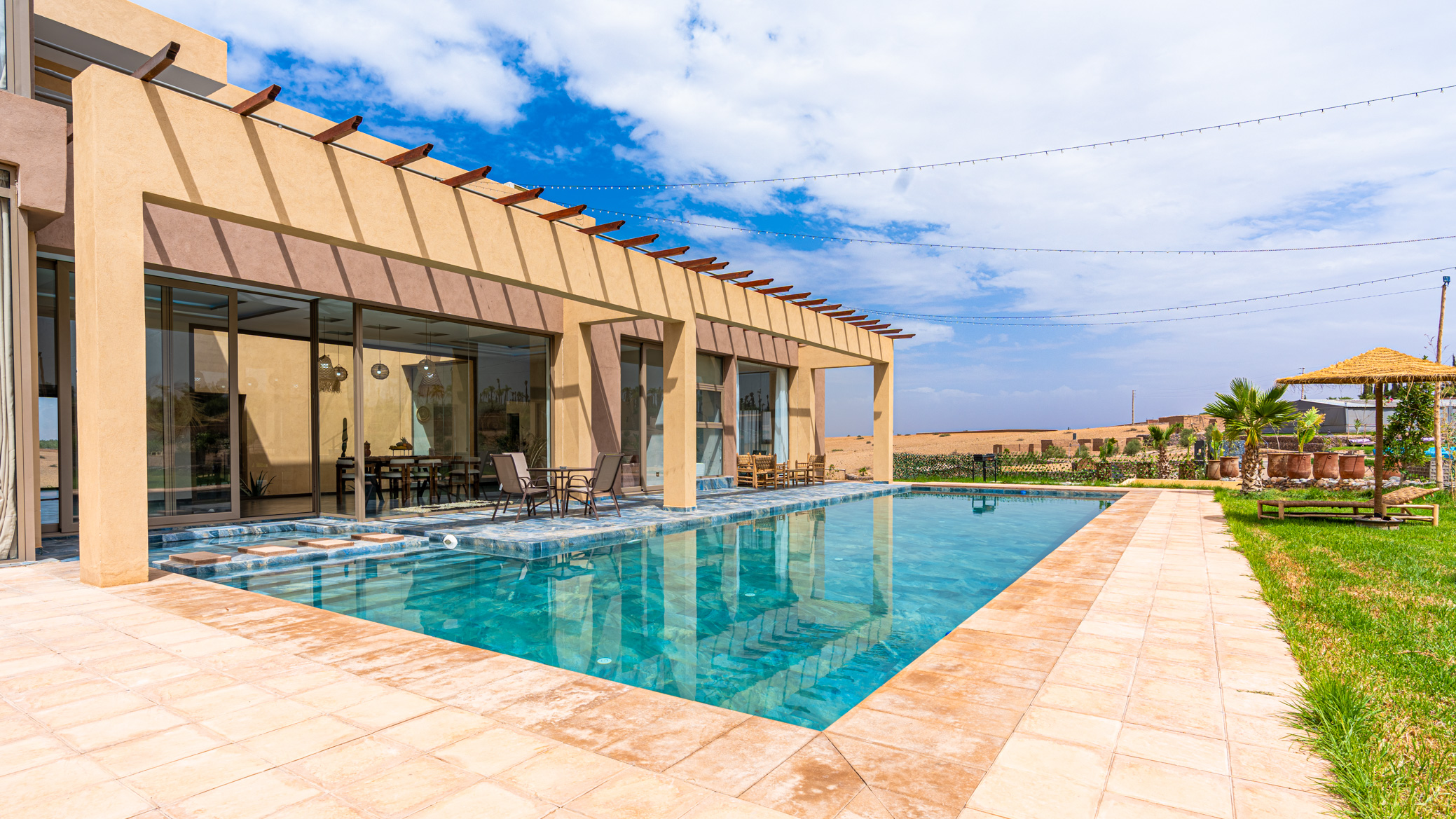 Peaceful open space at Life Resort Marrakech