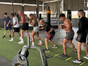 Muay Thai training session at Life Resort Marrakech